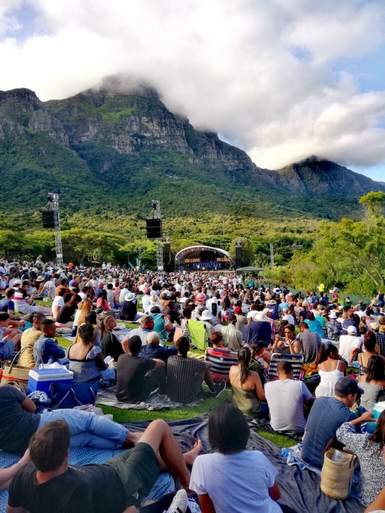 Celebrating New Year party Cape Town, South Africa