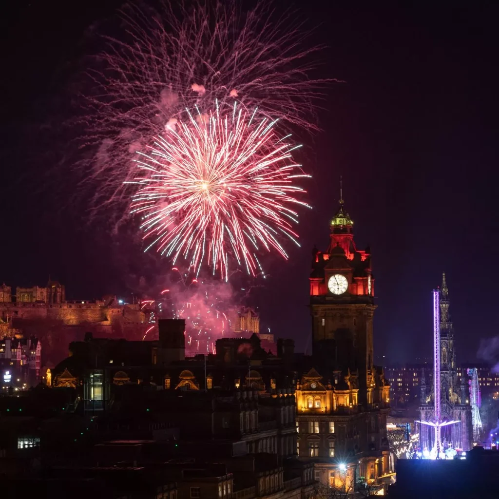 Celebrating New Year's Eve - Edinburgh, Scotland