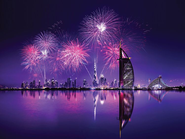 Dubai Creek Harbour Fireworks