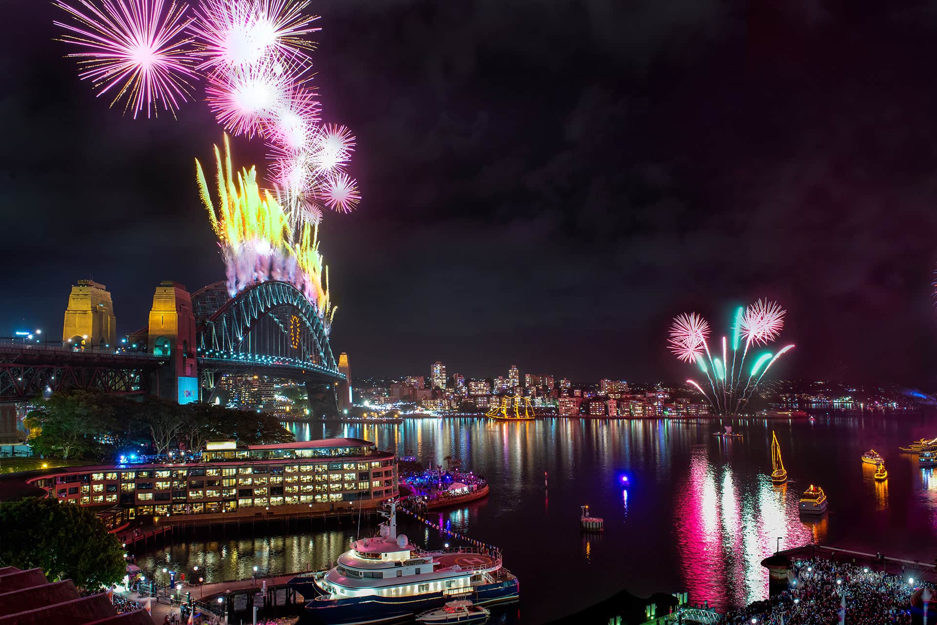 A Glimpse of Sydney's Iconic Fireworks